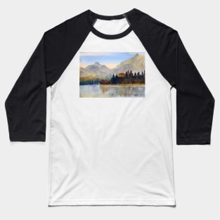 Lake Como 3 Baseball T-Shirt